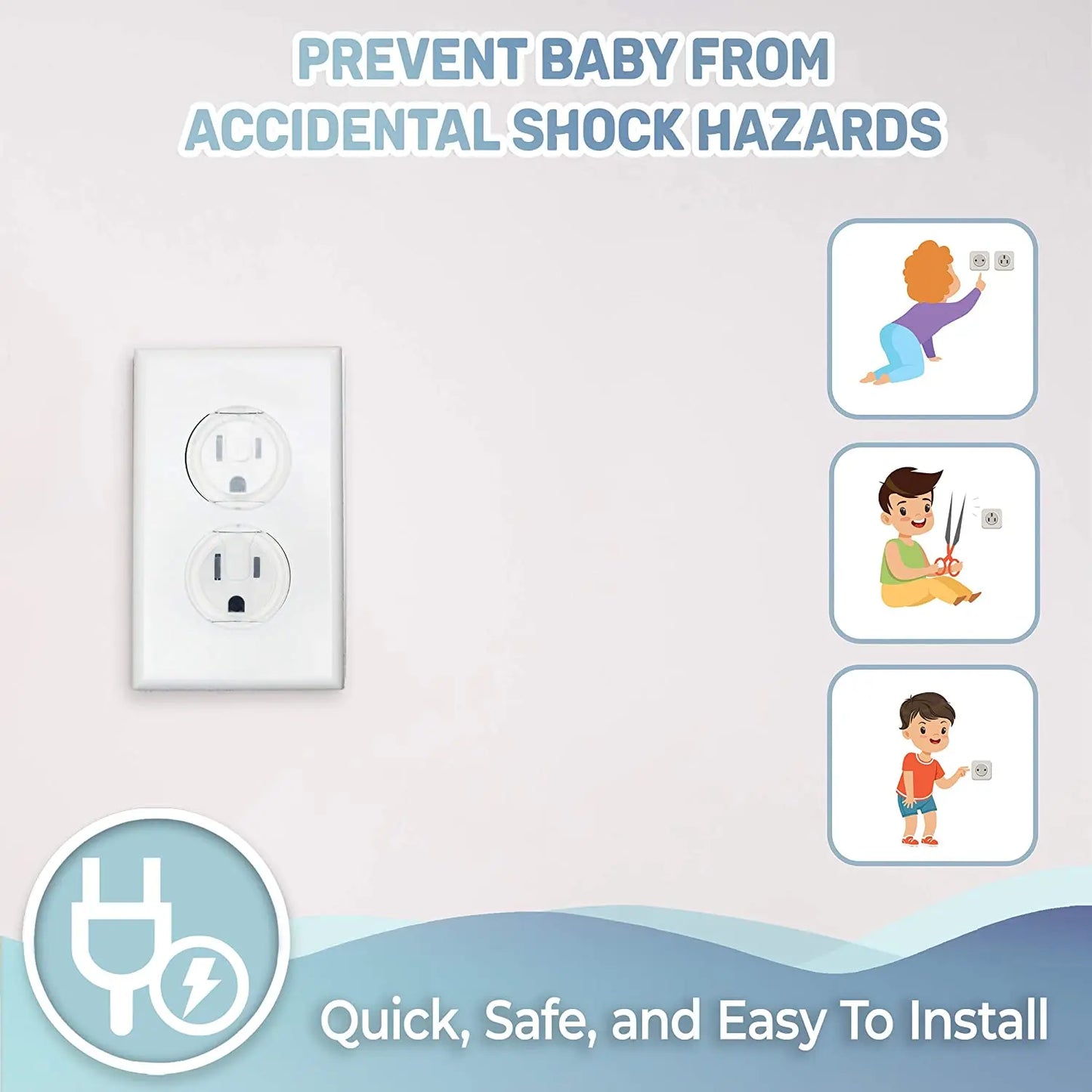 SafeNest Outlet Covers - 10pcs
