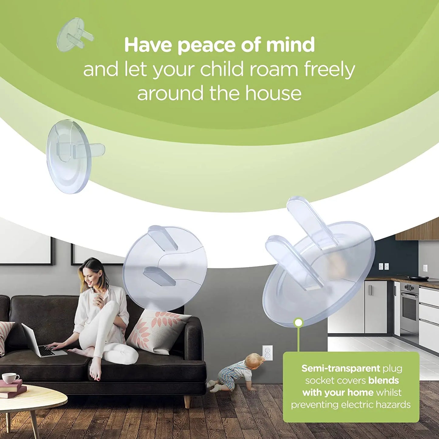 SafeNest Outlet Covers - 10pcs